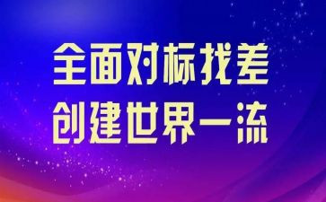 机关对标工作总结报告5篇