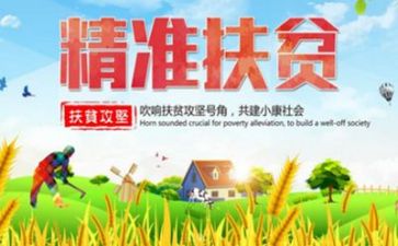 扶贫工作报告优秀6篇