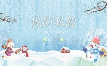 我的寒假计作文6篇