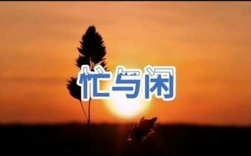 我的忙作文模板8篇