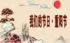 我们的节日重阳活动方案6篇