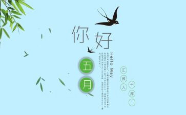 五月工作计划精选6篇